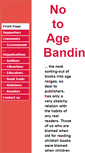 Mobile Screenshot of notoagebanding.org